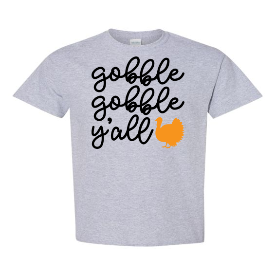 Gobble Gobble Y'all- Short-Sleeve Unisex T-Shirt