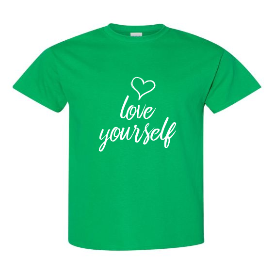Love Yourself - Unisex Short Sleeve T-Shirt- Gildan 5000 Heavy Cotton