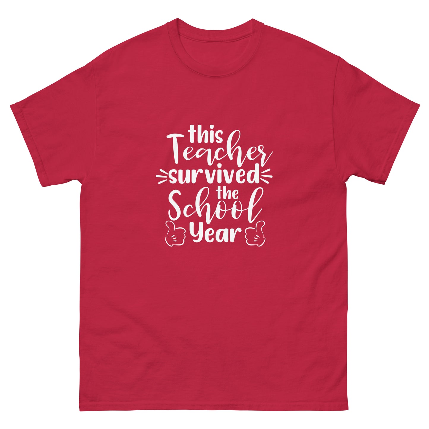 This Teacher Survived the School Year - classic tee