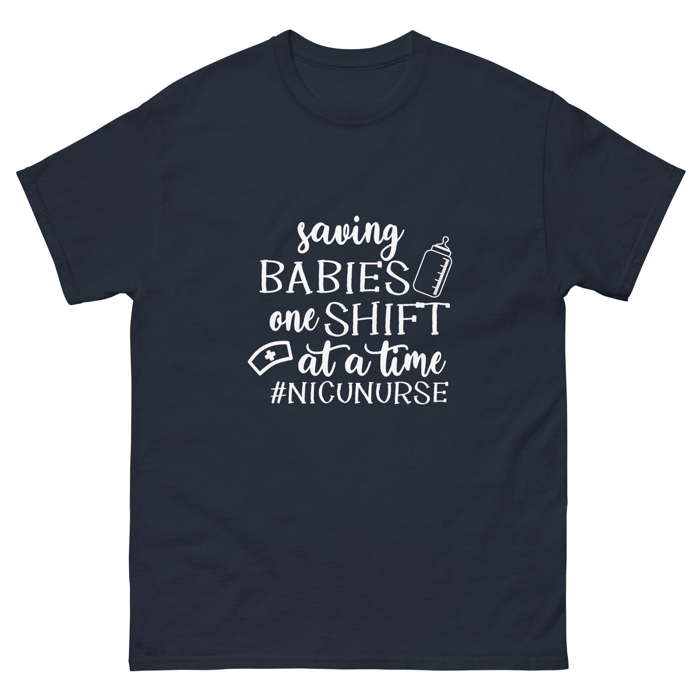 Saving babies - nursing - classic tee