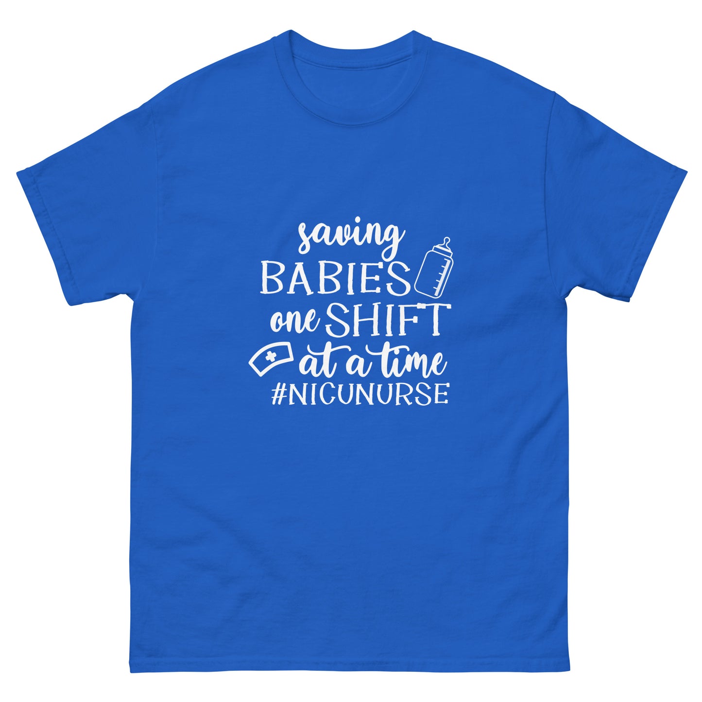 Saving babies - nursing - classic tee