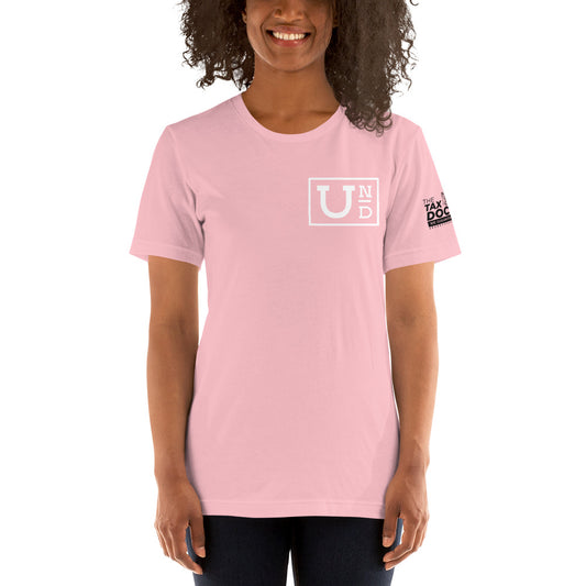 UND with white Logo- Unisex t-shirt