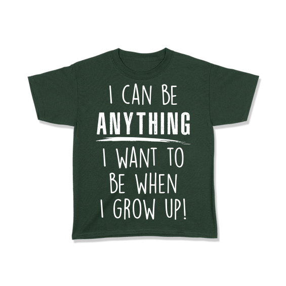 I Can Be Anything - Youth Short-Sleeve T-Shirt - Gildan 5000B Heavy Cotton