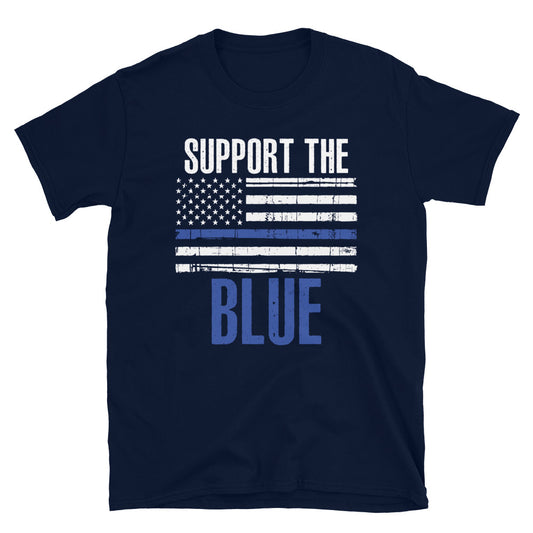 Support The Blue- Unisex T-Shirt